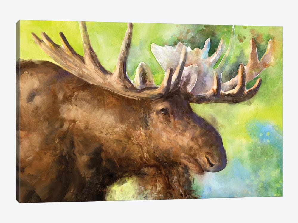 Moose by George Dyachenko 1-piece Art Print