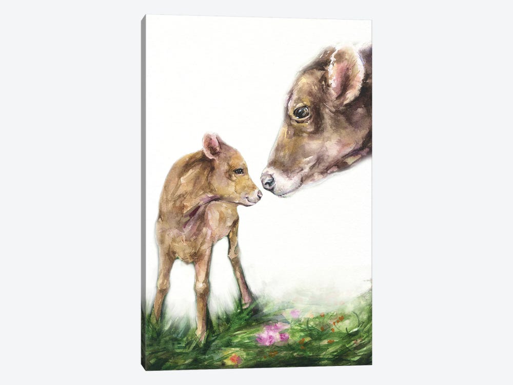 Mother Cow by George Dyachenko 1-piece Canvas Wall Art