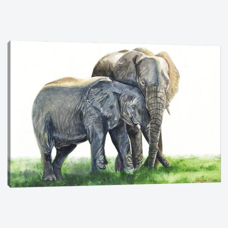 Together forever Canvas Print #GDY290} by George Dyachenko Art Print