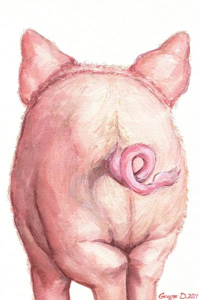 Pigs: Piglet Butt by George Dyachenko