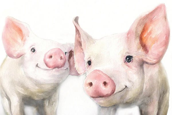 Pigs: Two Friends by George Dyachenko