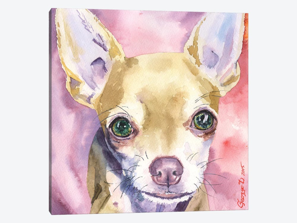 Chihuahua by George Dyachenko 1-piece Canvas Wall Art