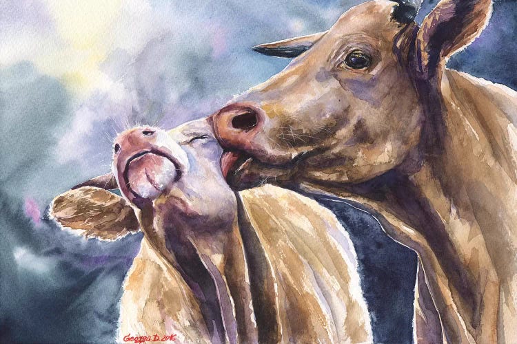 Cows by George Dyachenko wall art