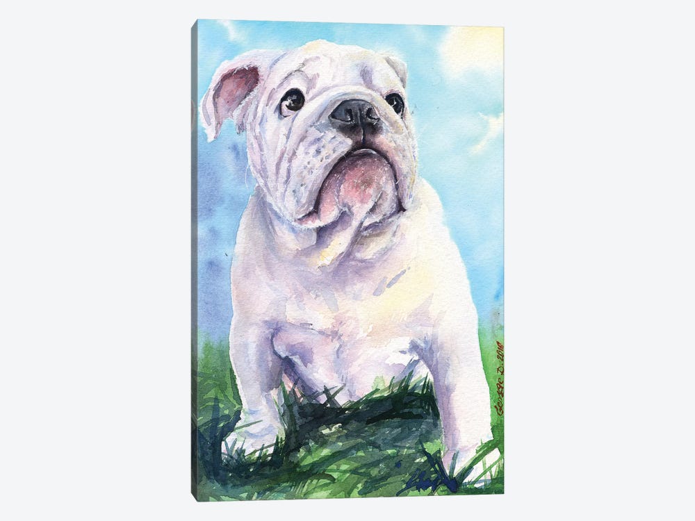 English Bulldog II by George Dyachenko 1-piece Canvas Art