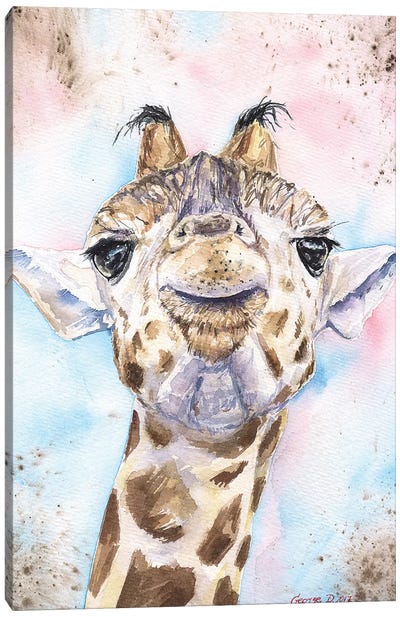 Giraffe II Canvas Art Print - George Dyachenko