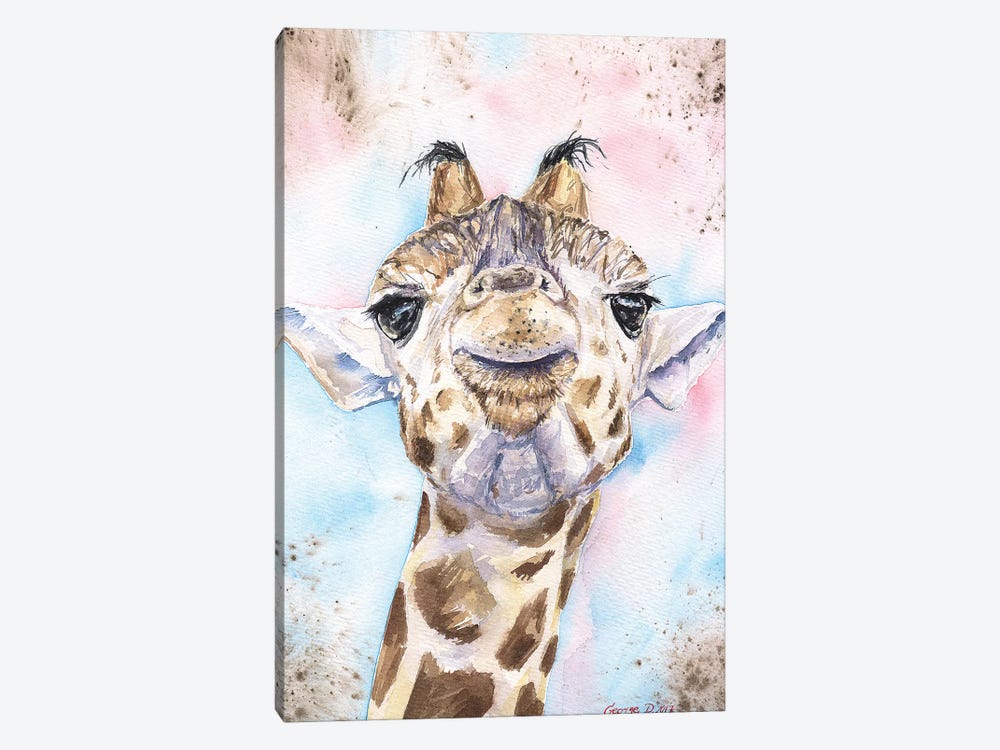 Giraffe II by George Dyachenko 1-piece Canvas Wall Art