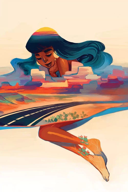 Desert Dream by Geneva B wall art