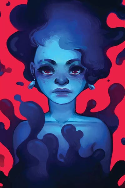 Lava by Geneva B canvas print