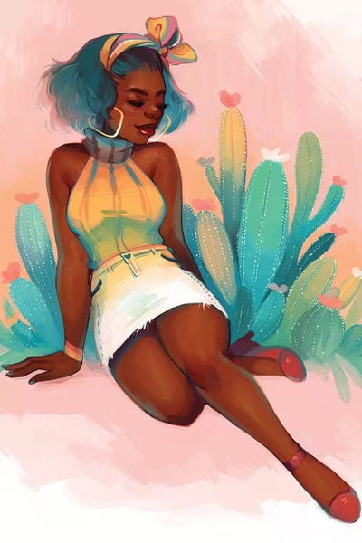 Prickly by Geneva B art print