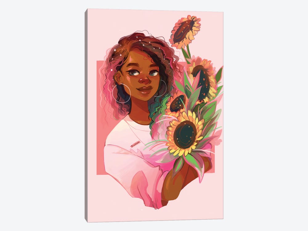 Sunflower  by Geneva B 1-piece Canvas Print