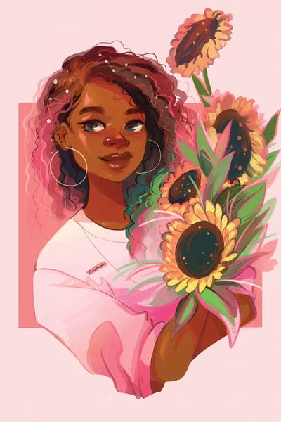 Living Simpatico: Sunflower  by Geneva B