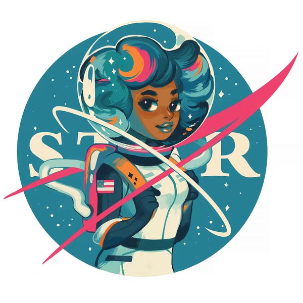 Kids Astronomy & Space Art: To Infinity by Geneva B