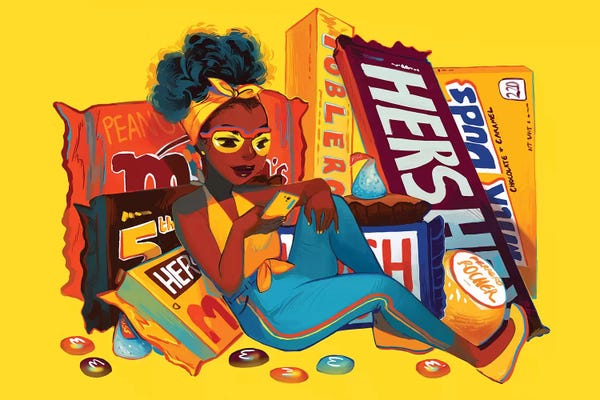 Pop Art Kitchen: Chocolat  by Geneva B