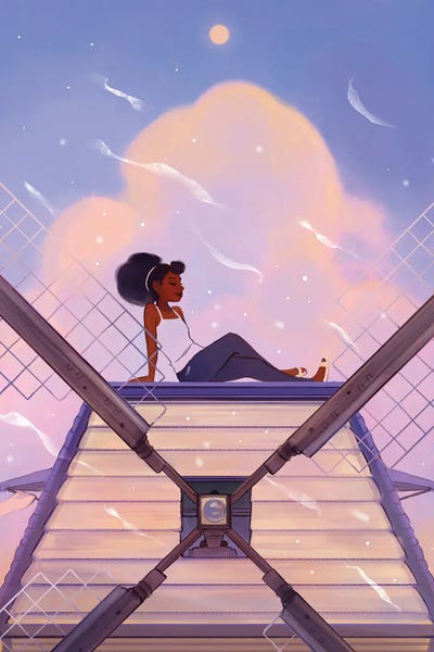 Breezy by Geneva B art print