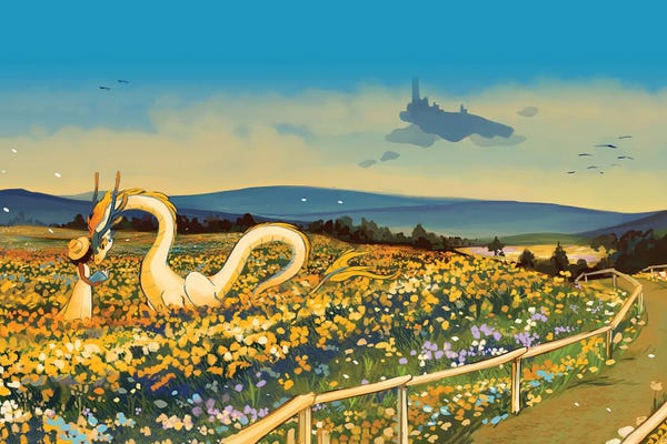 Dragons: Flowerfield by Geneva B