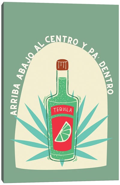 Tequila Canvas Art Print - Mexican Culture