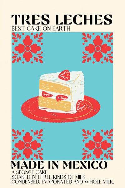 Tres Leches by Gaec Studio framed canvas print