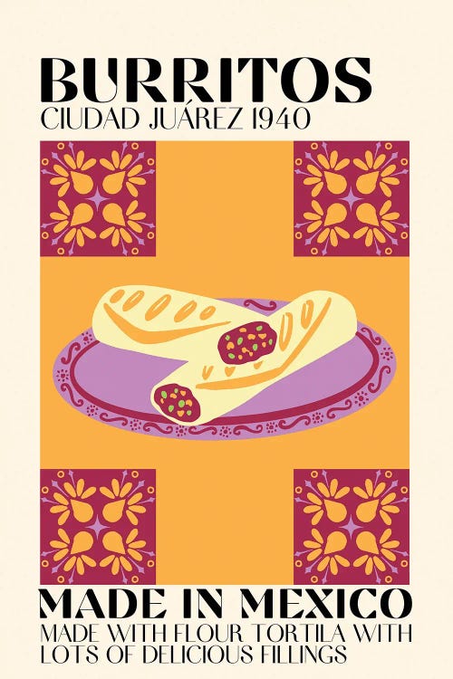 Burritos by Gaec Studio wall art