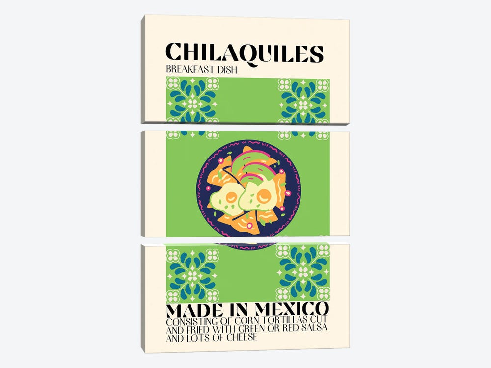 Chilaquilas by Gaec Studio 3-piece Art Print