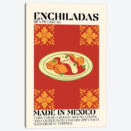 Enchiladas Canvas Print #GEC4} by Gaec Studio Canvas Print