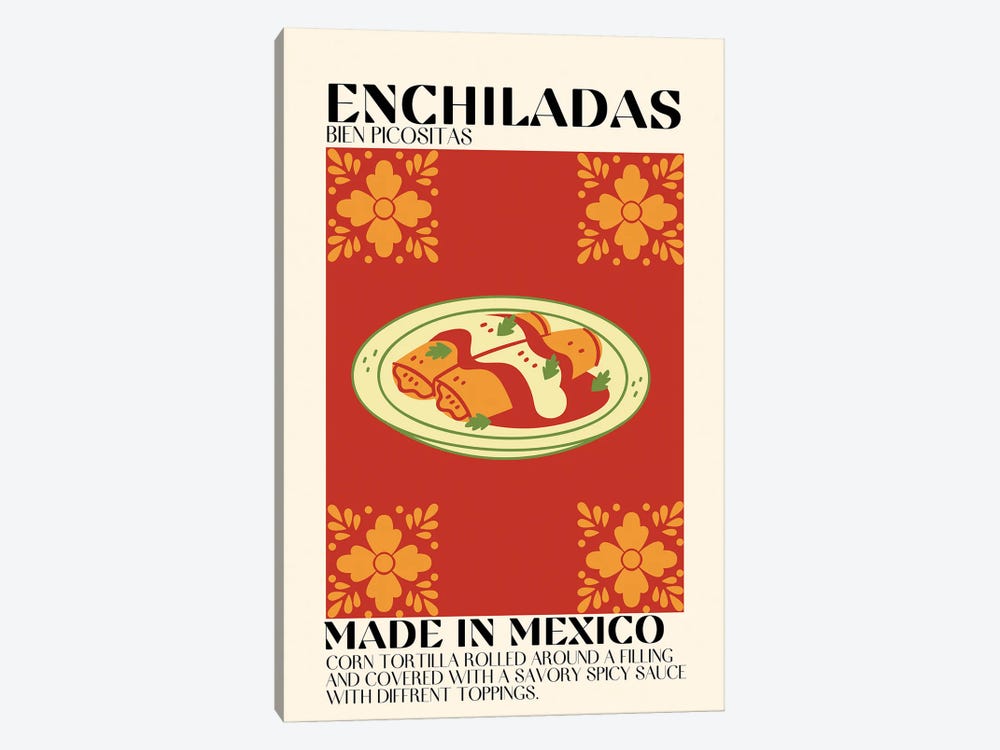 Enchiladas by Gaec Studio 1-piece Canvas Art