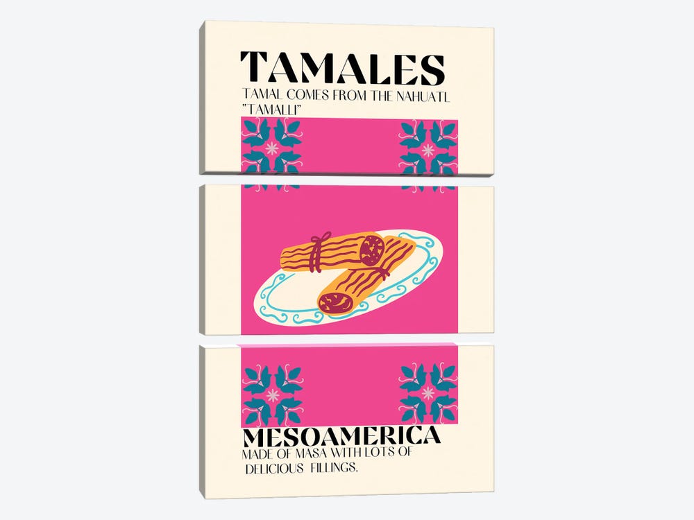 Tamales by Gaec Studio 3-piece Art Print
