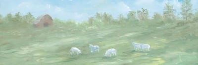 Canvas Art Prints: Peaceful Meadow by Georgia Janisse