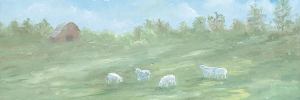 Canvas Print: Peaceful Meadow by Georgia Janisse