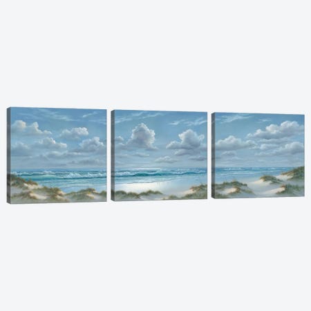 Shoreline Triptych Canvas Print Set #GEJ3HSET001} by Georgia Janisse Canvas Art