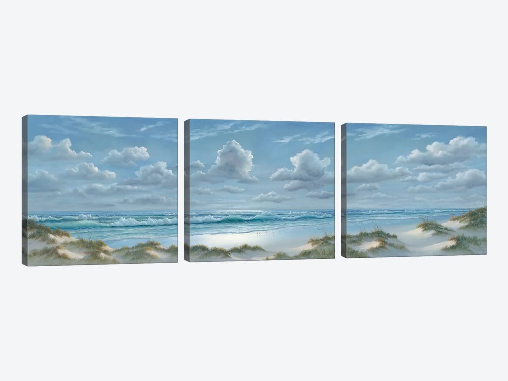 Shoreline Triptych by Georgia Janisse 3-piece Canvas Art Print