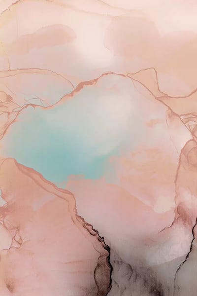 Better Together Pastel Ink by Monika Strigel framed canvas print