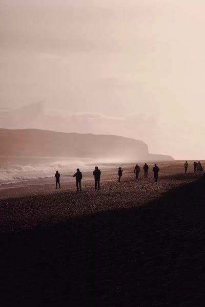 Vik: Black Beach Vik Iceland by Monika Strigel