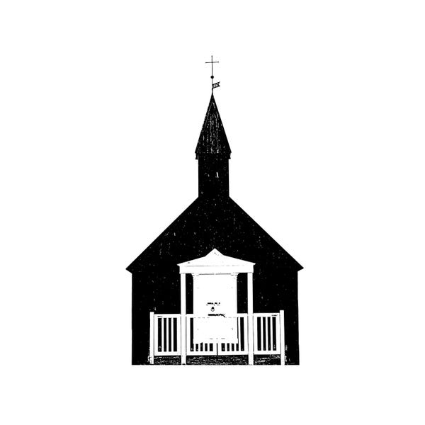 Snaefellsnes: Black Church III Iceland Budir Square by Monika Strigel