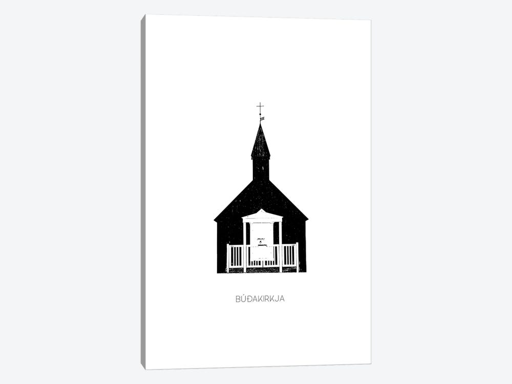 Black Church III Iceland Budir by Monika Strigel 1-piece Art Print