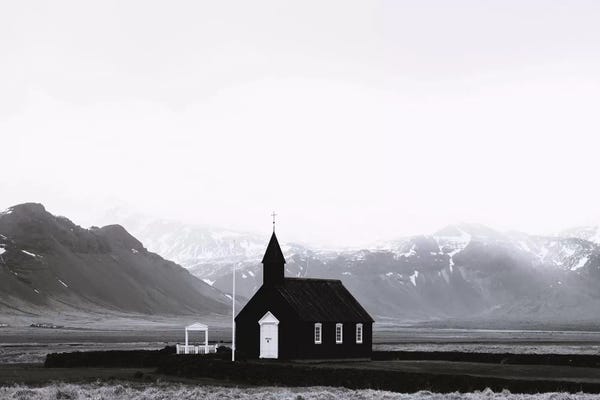 Snaefellsnes: Black Church Budir II by Monika Strigel