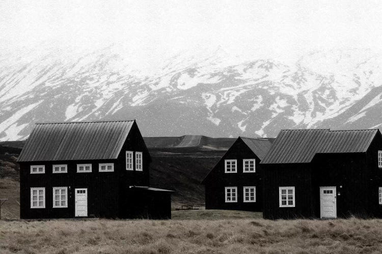 Black Houses Of Iceland II by Monika Strigel wall art