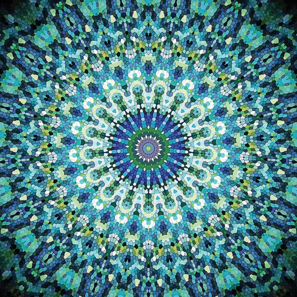 Middle Eastern Décor: Arabesque - Mystic Ocean by Monika Strigel