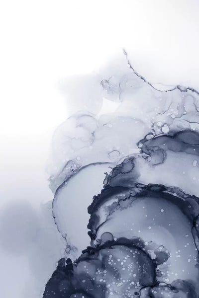 Abstract Photography: Blue Ink by Monika Strigel