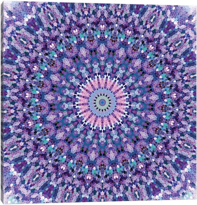 Arabesque - Pretty Lavender Canvas Art Print - Mandala Art