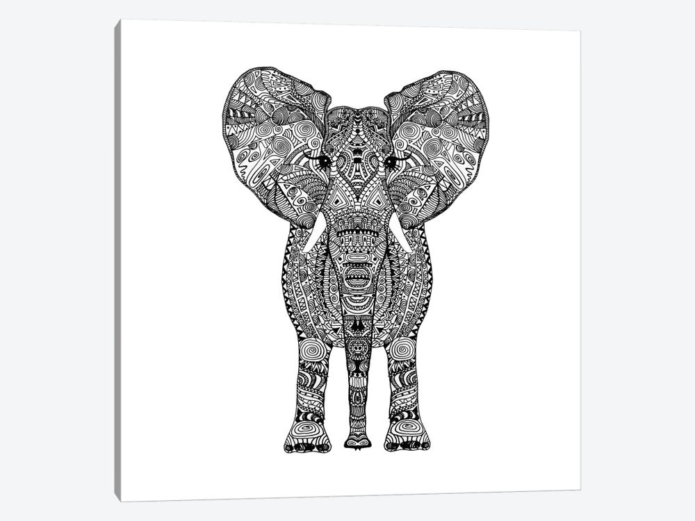 Aztec Elephant by Monika Strigel 1-piece Art Print