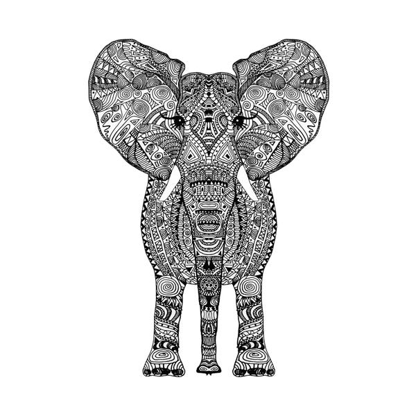 Indian Décor: Aztec Elephant by Monika Strigel