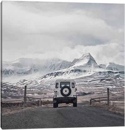 Roam The Planet Iceland I Square Canvas Art Print - Wide Open Spaces