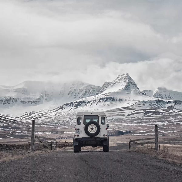 Wide Open Spaces: Roam The Planet Iceland I Square by Monika Strigel