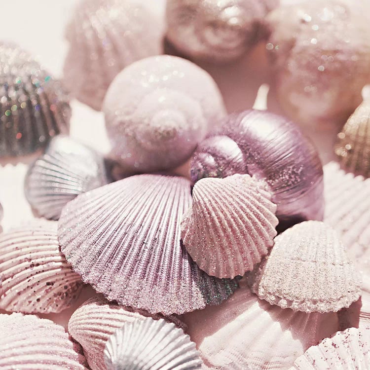 Shells And Glitter Square