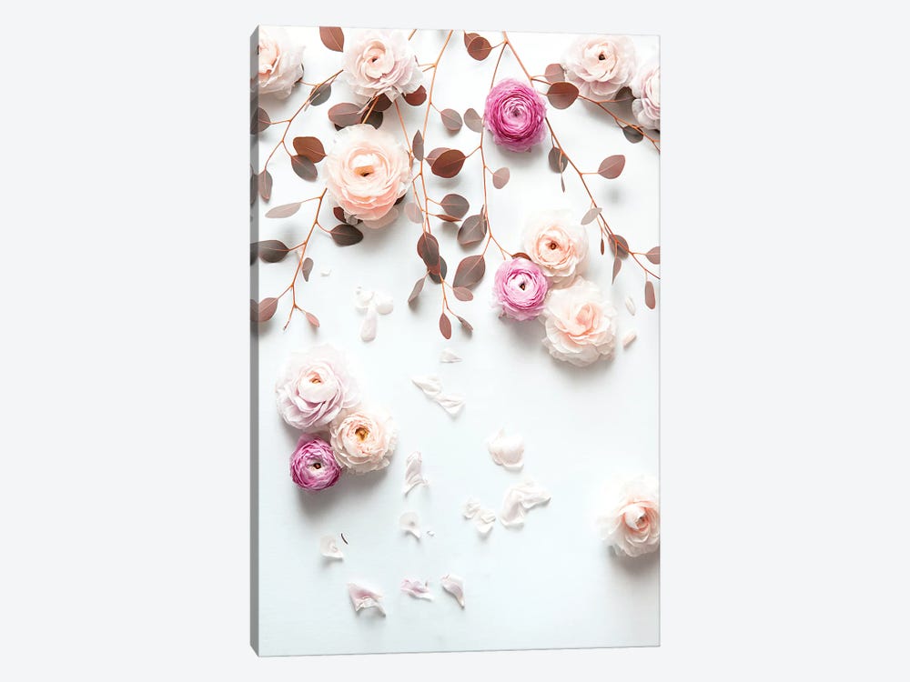 Spring Flowers Bouquet Roses by Monika Strigel 1-piece Art Print