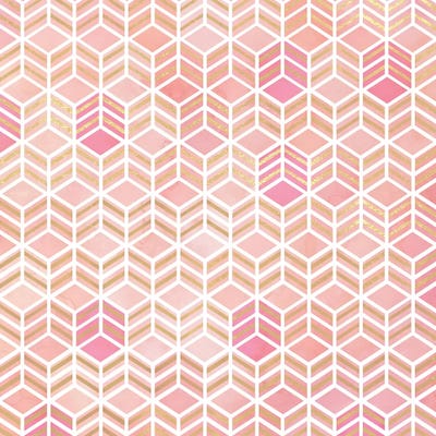 Take The Cake Pastel Square by Monika Strigel framed canvas print