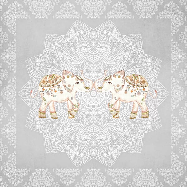 Indian Décor: Alhambra Elephants by Monika Strigel