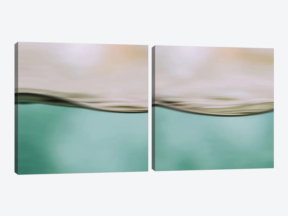 Water Motion Diptych by Monika Strigel 2-piece Canvas Wall Art