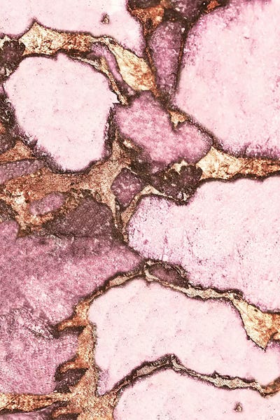 Pantone: Gemstone And Gold - Pastel  Rose by Monika Strigel