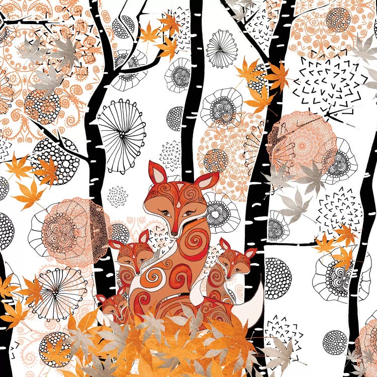 Hello Fox by Monika Strigel wall art